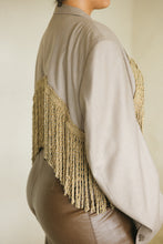 Load image into Gallery viewer, Derwin Blazer - tassle light brown
