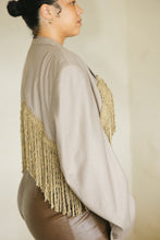 Load image into Gallery viewer, Derwin Blazer - tassle light brown
